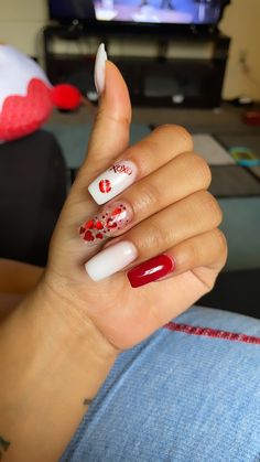 Nail Board, Nail Decor, Drip Nails, Pink Acrylic, Uñas Acrilicas, V Day, Square Acrylic Nails, Dope Nails