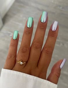 Purple Chrome Nails, Purple Ombre Nails, Teal Nails, Turquoise Nails, Mermaid Nails, Pearl Nails, Chrome Nails