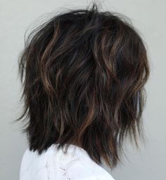 Easiest Hairstyle To Maintain, Short Spunky Haircuts, Layered Thick Hair, Choppy Haircuts, Thick Hair Styles Medium, Short Shag Haircuts, Textured Haircut, Fine Straight Hair