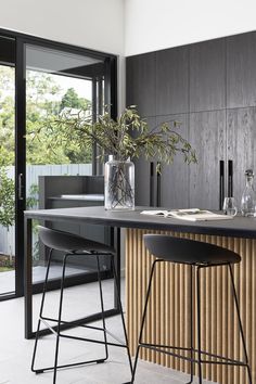 New Modern House, Modern Black Kitchen, Kabinet Dapur, Modern Kitchen Design Luxury 2020, Classic Kitchen