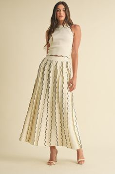 white pleated skirt, white skirt, white midi skirt, work skirt, long skirt, tea length skirt, women's skirt, skirt White Maxi-length Bottoms For Day Out, White Maxi Bottoms For Day Out, White Maxi Length Bottoms For Day Out, Chic Cream Maxi Skirt For Spring, White Pleated Wide Leg Maxi Skirt, Chic Cream Flared Maxi Skirt, White Maxi Length Bottoms For Spring, Cream Flowy Maxi Skirt For Spring, Spring Cream Flowy Maxi Skirt