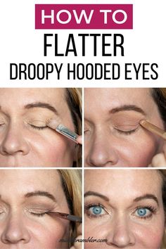 Makeup Over 50 Make Up Hooded Eyes, Eye Makeup Hooded Eyes Over 40, Eye Makeup For Aging Hooded Eyes, Droopy Hooded Eyes, Making Hooded Eyes Look Bigger, Make Up For Hooded Eyes Droopy Eyelids How To Apply, Makeup Tutorial For Hooded Eyes, Saggy Eyelids