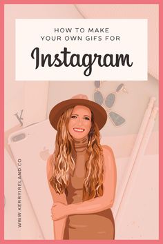 a woman wearing a brown dress and hat with the words how to make your own gifts for instagram