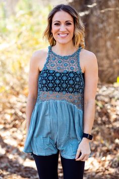 Sleeveless Crochet Top W/ Lace Back – The Teal Eagle Boutique  Festival Fashion Boho Style Boho Tank Top Boho Tank Top, Lace Back