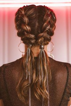 Easy Party Hairstyles, Coachella Hair, Braiding Your Own Hair, Skirt Maxi, Box Braids Hairstyles, Short Curly Hair, Party Hairstyles