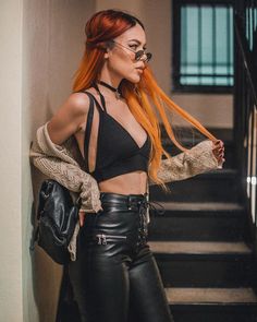 Old Instagram, Luanna Perez, Look Grunge, Synth Pop, Modern Fashion, Grunge Outfits, Edgy Fashion, Punk Fashion