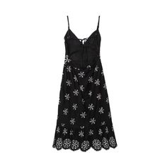 SPECIFICATIONS Summer Black White Embroidery Hollow Out Hole Flower Backless Dress Women Lacing up Bandage Back Midi Holiday Sling Robe season: summer Waistline: empire Type: Regular Style: Bohemian Sleeve Style: Spaghetti Strap Sleeve Length(cm): Sleeveless Silhouette: Fit and Flare Season: Summer Release Date: Summer 2023 Profile Type: A Place Of Origin: China (Mainland) Pattern Type: Floral Origin: Mainland China Neckline: V-Neck Model Number: Z9971 Material Composition: Synthetic fiber Mater Dress 2023 Summer, Embroidery Decoration, Cutwork Embroidery, Black White Dress, Summer Black, Flower Dress, White Embroidery, Women Lace, Flower Dresses