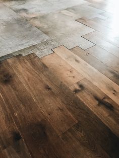 a wooden floor that has been cleaned and sealed