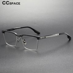 55037 Pure Titanium Glasses Frame Men Square Eyewear 2022 New Male Classic Full Optical High-Grade Titanium Glasses Frames, Eyeglass Frames For Men, Titanium Glasses, Stylish Eyeglasses, Mens Glasses Frames, Eyewear Brand, Eyewear Accessories, Square Frame, Modern Man