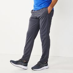 Give your activewear a leg up with these sporty and comfortable men's workout pants from Tek Gear. These men's active pants feature a classic tricot finish for a look you can take to the gym or the streets. Not to mention, these gym pants for men deliver comfort wherever your day takes you. Give your activewear a leg up with these sporty and comfortable men's workout pants from Tek Gear. These men's active pants feature a classic tricot finish for a look you can take to the gym or the streets. N Mens Workout Pants, Gym Pants, Bottom Clothes, Workout Pants, Mens Fitness, Bottoms Pants, Mens Pants, Breathable Fabric, Perfect Fit