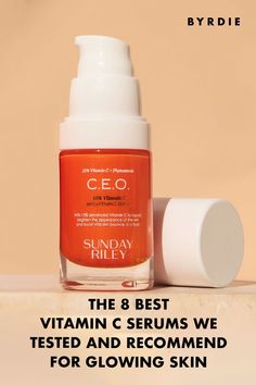 The 8 Best Vitamin C Serums We Tested and Recommend for Glowing Skin Vitamin C Brightening Serum, Sunday Riley Ceo, Best Vitamin C Serum, Best Vitamin C, Hair Care Gifts, Lip Cosmetics, Ig Page, Sunday Riley, Body Sunscreen