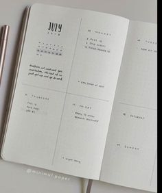 Minimalist Bullet Journal Layout, Minimal Bullet Journal, Minimalist Journal, Bullet Journal 2023, Weekly And Monthly Planner