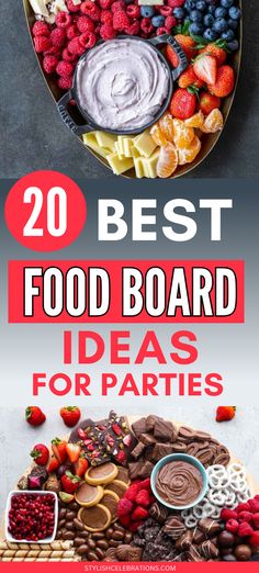 20 Best Food Board Ideas for Parties 2024 Charcuterie Board Ideas, Spring Charcuterie Board Ideas Easy, Holiday Board Party, Tea Party Charcuterie Board Ideas, Girls Night Charcuterie Board Ideas, Food Board Party Ideas, Graduation Party Charcuterie Board, Board Party Ideas Food, Chucuttery Board Ideas