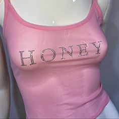 Forever 21 Cropped Honey Mesh Tank Never Worn No Stains Great Condition Small Outfit Wishlist, Kesha, Forever21 Tops, Forever 21 Tops, Forever 21, Honey, Beaded Necklace, Womens Tops, Mesh