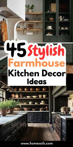 the top five stylish farmhouse house kitchen decor ideas