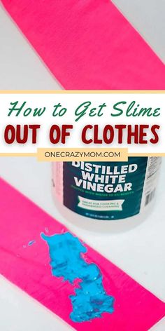 how to get slime out of clothes with this easy diy project for kids