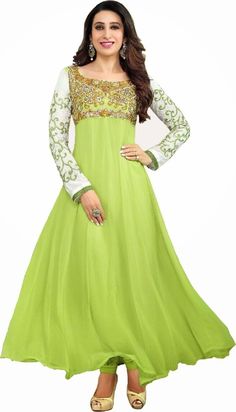 iFashion Georgette Embroidered Semi-stitched Salwar Suit Dupatta Material Price in India - Buy iFashion Georgette Embroidered Semi-stitched Salwar Suit Dupatta Material online at Flipkart.com Madhuri Dixit Suits, Celebrity Suits, Satin Suits, Suit Dupatta, Bollywood Suits, Sequin Suit, Suits Online Shopping