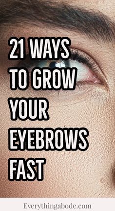 Eyebrow Growth Remedies, Make Eyebrows Grow, Growing Out Eyebrows, Grow Your Eyebrows, Grow Eyebrows Faster, Regrow Eyebrows, Eyebrow Hair Growth, Grow Eyebrows Thicker, Thicker Eyebrows