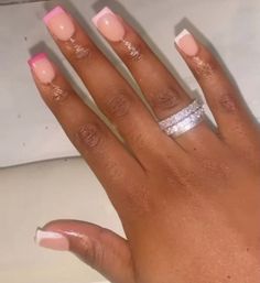 Drip Nails, Cute Acrylic Nail Designs, Work Nails, Short Square Acrylic Nails, Long Acrylic Nails Coffin, Acrylic Nails Coffin Pink, Bling Acrylic Nails, Acrylic Nails Coffin Short