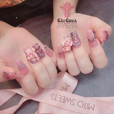 Diy Rhinestone Nails, Nails For Sale, Bridal Nail Art, Pretty Toe Nails, Plaid Nails, Fancy Nails Designs, Bride Nails