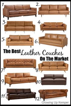 the best leather couches on the market and how to choose one for your living room