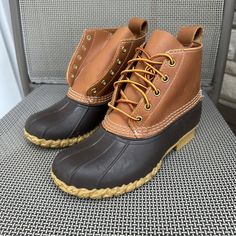 Brand New! Women's 6 One Has Never Even Been Laced Up 6" Inch Style Ll Bean Duck Boots, Duck Boots, Ll Bean, L L Bean, Rain Boots, Lace Up, Size 6, Women Shoes, Brand New