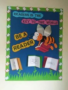 reading is the key to the world bulletin board