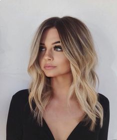 Medium Length Blonde Hair, Medium Length Blonde, Blonde Ombre Balayage, Blond Balayage, Medium Layered Hair, Creamy Blonde, Blonde Haircuts, Ombré Hair, Brown Blonde Hair