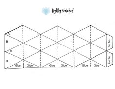 the diagram shows how to make an origami box with different shapes and sizes