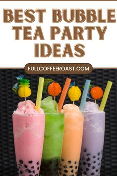 the best bubble tea party ideas