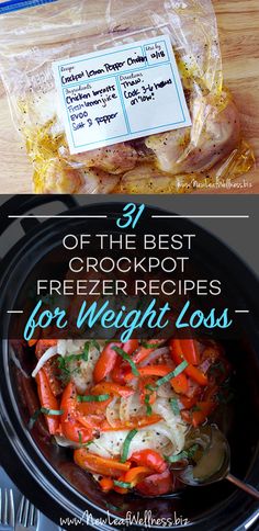 Crockpot Freezer Recipes, Best Crockpot, Freezer Recipes, Diet Vegetarian, Healthy Crockpot Recipes