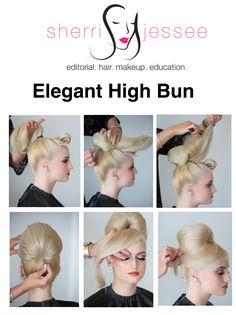 Vintage Hairstyles Tutorial, Ballroom Hair, Bridal Hair Buns, Rockabilly Hair, Long Hair Wedding Styles