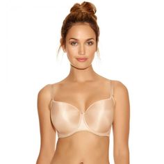 Moulded T shirt bra in two classic colours for a casual everyday bra. Moulded cups provide a completely smooth and seam free look, perfect for fitted clothing. Adjustable straps and 3 x 2 hook and eye back. Reduced cradle for lighter look, yet still providing firm anchorage. Microfibre wing fabric provides comfort without loss of support. Team with the pants from the Smoothing range for a great everyday set. C-D Cups: 13mm, 2x3 hook and eye back. DD-E Cups: 16mm, 2x3 hook and eye back. F-H Cups: 19mm, 2x3 hook and eye back. Fitted Clothing, H Cup, Everyday Bra, T Shirt Bra, Support Team, Casual Everyday, Adjustable Straps, Range, Bra