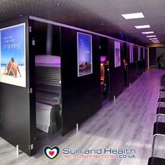 Beauty Salon Decor Ideas, Sunbed Cubicles Beauty Salon Design Ideas, Tanning Room Decor, Solarium Tanning, Room Decor Bedroom Rose Gold, Tanning Shop, Sunbed Tanning