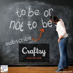 a woman standing in front of a blackboard with the words to be or not to be written on it