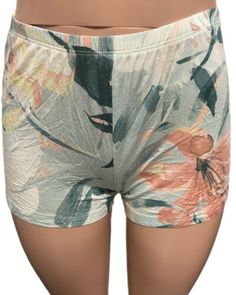 Colorful Blue soft floral print short shorts S New sleep shorts stretch on Vacay | eBay Summer Multicolor Stretch Boxer Briefs, Summer Stretch Multicolor Boxer Briefs, Spring Sleepwear With Built-in Shorts And Stretch, Green Stretch Boxer Briefs For Summer, Spring Sleepwear With Built-in Shorts, Floral Print Pajama Shorts For Spring Loungewear, Summer Floral Print Pajama Shorts For Loungewear, Spring Floral Print Pajama Shorts For Loungewear, Floral Print Pajama Shorts