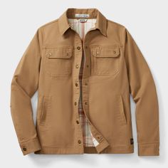 Women's Fire Hose Flannel Lined Shirt Jac Casual Cotton Utility Jacket For Outdoor Work, Outdoor Utility Jacket With Double-needle Sleeve, Rugged Cotton Utility Jacket For Outdoor, Midweight Cotton Outerwear For Fall, Rugged Long Sleeve Utility Jacket For Outdoor Work, Utility Cotton Outerwear For Adventure, Fall Cotton Utility Jacket For Outdoor Activities, Cotton Utility Jacket For Outdoor Fall Activities, Durable Fall Outerwear For Outdoor Work