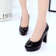 Product Description * Condition: 100% Brand New * Heel Height: about 11.5 cm * Platform Height:about 3 cm * Shaft Height: about / cm * Circumference：about / cm * Packaging: 1 pair shoes（Without accessories）                  Please note: 1.If your feet are wide, please order size up. 2.The color maybe a little difference because of the light,screen reflection etc.   Shipping 1. Your Item(s) will be shipped within 5-15 business days once payment received. 2. Standard shipping to US/UK,you may can get it in 10-20 Business days.   Standard Shipping for Airmail via Post Office 11-30 business Days Come(approximately within 30 days) ship to other country. 3.if you want faster shipping (Express,DHL or EMS),Please contact us. Contact Us We are doing eBay business in an HONEST manner. No cheating,on High Block Heels, Office Shoes Women, Ebay Business, Lady Shoes, Slip On Pumps, Platform High Heels, Payment Received, Office Lady, Work Shoes