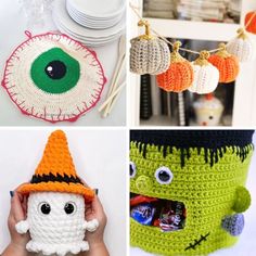 crochet halloween decorations and crafts for kids to make