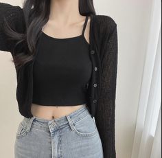 Outfit Korean Style, Celebrity Casual Outfits, Sophisticated Outfits, Korean Casual Outfits, Classy Dress Outfits, Fashionista Clothes, Casual Tank Tops, Casual Style Outfits, Teen Fashion Outfits