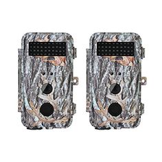 an image of a pair of hunting cameras with the same color and pattern on it