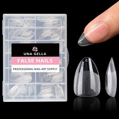 PRICES MAY VARY. ❤️Professional Short Almond Shape Tips: Great extension Short Almond fake tips show a great clear cover with high quality innovate material soft gelly tips can be used with nail polish, dip powder, acrylic acrylic powder, easily make salon nail effect instead of dropping money at expensive salon! ❤️Easy to Use: Our smooth edge of tips have a more shallow curve, convenient to press on nails beds tightly, without feeling uncomfortable "tightness", keep the color good without separ Oval Nail, Almond Gel Nails, Nails Clear, Almond Press On Nails, Short Almond Nails, Short Fake Nails, Nail Effects, Gel Acrylic Nails, Gel Nail Tips