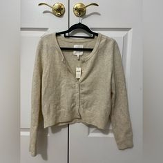 Aerie Cardigan New With Tags, Bought Last Year And Haven’t Worn But Really Soft Material Aerie V Neck Sweatshirt, Aerie Cardigan, Aeire Aerie, Aerie Beyond Chenille Sweater, Cozy Beige V-neck Cardigan, Cardigan Sweater, Soft Material, Sweater Sizes, Sweater Cardigan