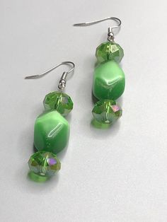 Beautiful statement earrings will go perfect with any outfit and add a splash of green color! Green Statement Earrings, Green Color, Green Colors, Statement Earrings, Jewelry Earrings Dangle, Etsy Earrings, Dangle Drop Earrings, Dangle Earrings, Etsy Accessories