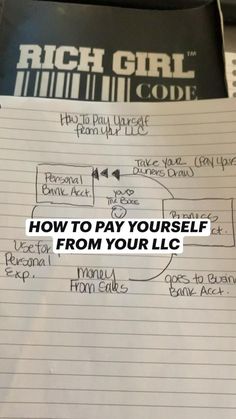 a piece of paper with writing on it that says how to pay yourself from your lic