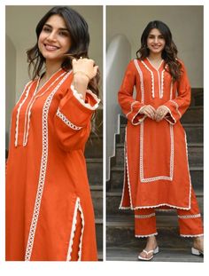 Pakistani Kurti Lace Design, Lace Wedding Suit Women, Pakistani Lace Suit Design, Kurta Designs Women With Lace, Flare Suits For Women, Asteen Design Kurti, New Pakistani Suit Design, Asteen Design New, Kapde Designs