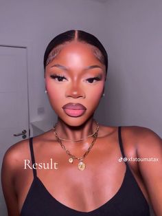 Winter Makeup Black Women, Uk Baddie Makeup, Makeup Looks Dark Skin, Dark Skin Makeup Looks, Bronzy Makeup, Birthday Makeup Looks, Uk Makeup, Light Makeup Looks, Makeup Black Women