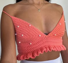 Crochet A Crop Top, Quick Easy Crochet, Tie Dye Diy, How To Make Clothes