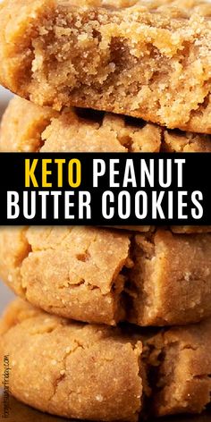 Keto Peanut Butter Cookies with Coconut Flour Keto Dessert Cookies, Best Keto Cookies Recipes, Peanut Flour Recipes Keto, Keto Peanut Butter Cookies Recipe, Keto Desserts For One, Sweetashoney Keto Recipes, Keto Peanut Butter Cookies Coconut Flour, Carbquick Cookie Recipes, Walnut Flour Recipes Keto