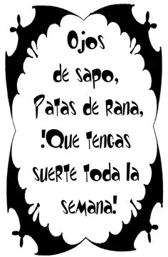 a black and white sign with spanish words